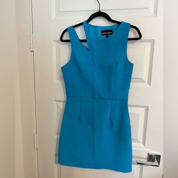 NBD x Naven Twins Blue Explosions Dress - Picture 7 of 8